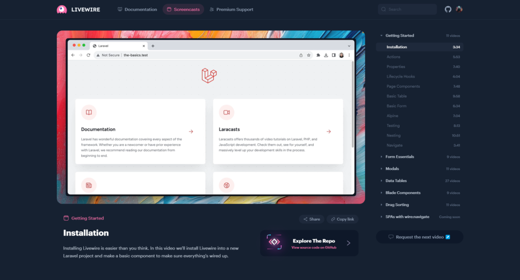 laravel livewire